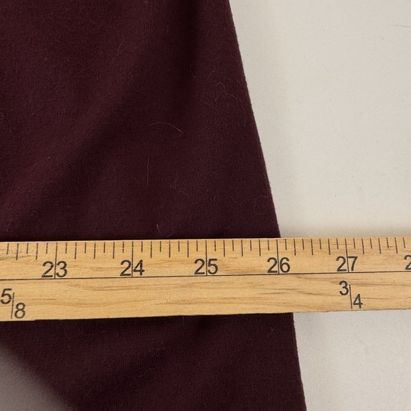 Torrid Open Draped Sweater Women's  Size 3X Burgundy Pockets Long Sleeve Cozy - Picture 7 of 11